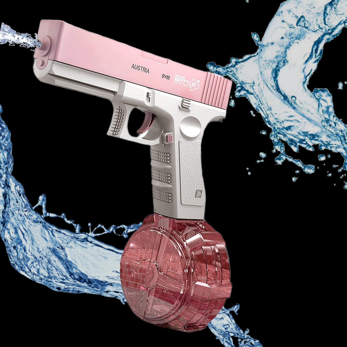 Pistolet à eau électrique avec chargeur - Jouet d'été
